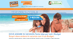 Desktop Screenshot of cercovacanza.com